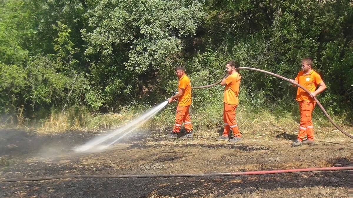 Taraklı’da 1 Hektarlık Alanı Etkileyen Yangın Kontrol Altına Alındı